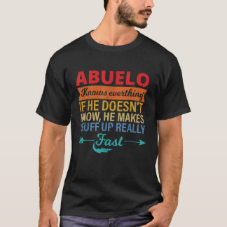 Camiseta Hombres Abuelo sabe todo el día del abuelo