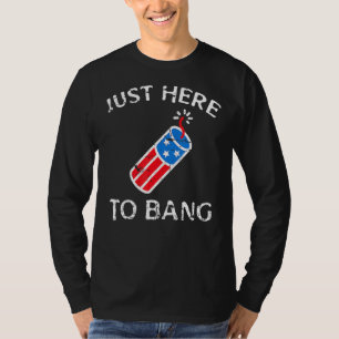 Camiseta Hombres Acá Hasta El Bang 4 De Julio De Julio