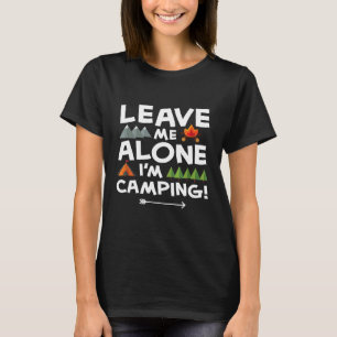 Camiseta Hombres acampados divertidos Niños Camper Novelta