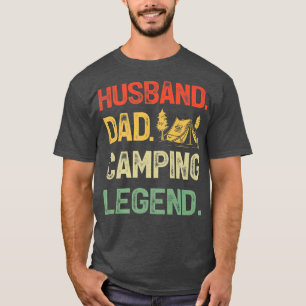 Camiseta Hombres acamping Lover Funny Esposo Papá Camping L