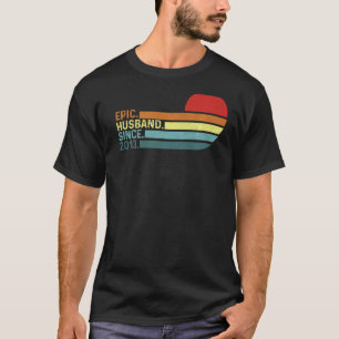 Camiseta Hombres adoran aniversario Boda Epic Husband desde