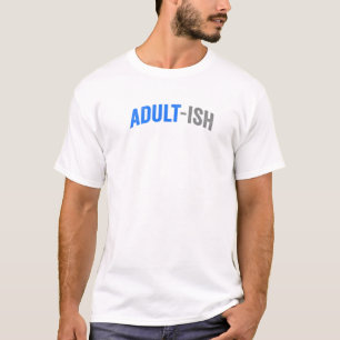 Camiseta Hombres Adultos-Ish Sarcásticos 18 Años Cumpleaños