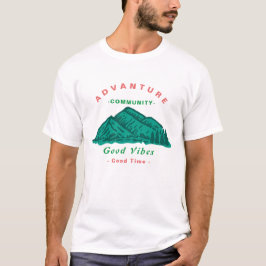 Camiseta Hombres Adventure White