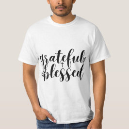 Camiseta Hombres agradecidos por los Camisas de las Escritu