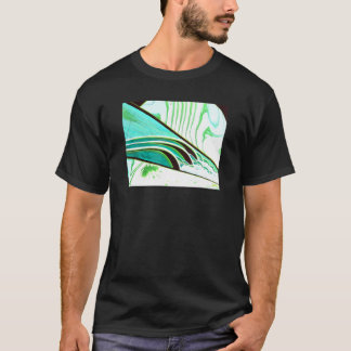 Camiseta Hombres Agua En El Arte De Surf En El Cerebro
