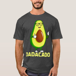 Camiseta Hombres aguacado adoran el divertido día del padre