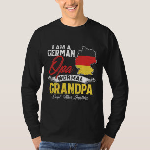 Camiseta Hombres Alemania Alemania Opa Gracioso Abuelo Tee 
