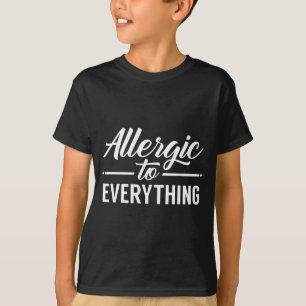 Camiseta Hombres alérgicos contra las alergias humor alergi