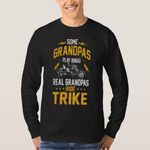 Camiseta Hombres Algunos Abuelos Juegan Bingo Real Grandpas
