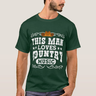 Camiseta Hombres aman a los fans de la música country