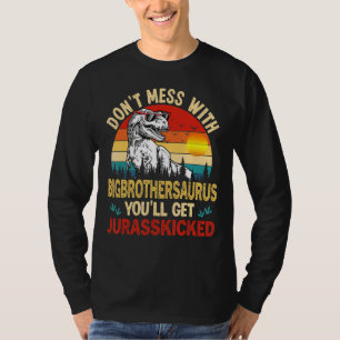 Camiseta Hombres angustiados Gran Hermandad Dinosaurio Rex 