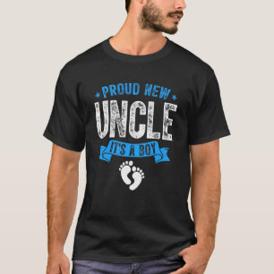 Camiseta Hombres angustiados Orgulloso nuevo tío es un chic