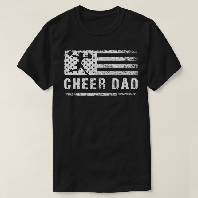 Camiseta Hombres animan a papá Bandera Estadounidense anima (Diseño del anverso)