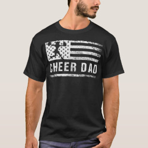 Camiseta Hombres animan a papá Bandera Estadounidense anima