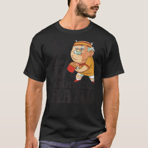 Camiseta Hombres Antiguo Mariposa Mano Ropa Abuelo Grandad 