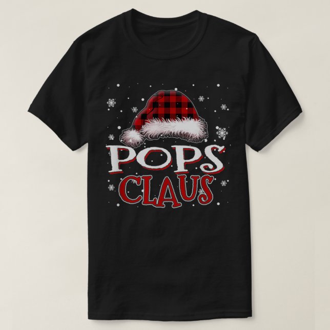 Camiseta Hombres aprietan a Claus Santa Familia a Navidades (Diseño del anverso)