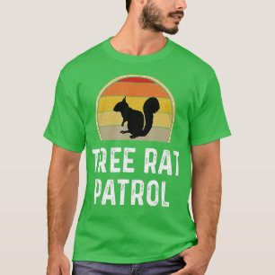 Camiseta Hombres Árboles Patrulla de Rata Cazadores de ardi