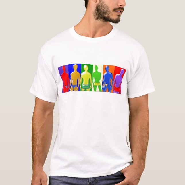 Camiseta Hombres Arcoíris (Anverso)