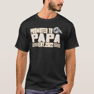 Camiseta Hombres Ascendidos A Papa 2022 Nuevo Padre Primera