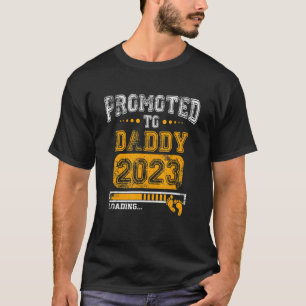 Camiseta Hombres Ascendidos a Papá 2023 Pronto a Ser Nuevo 