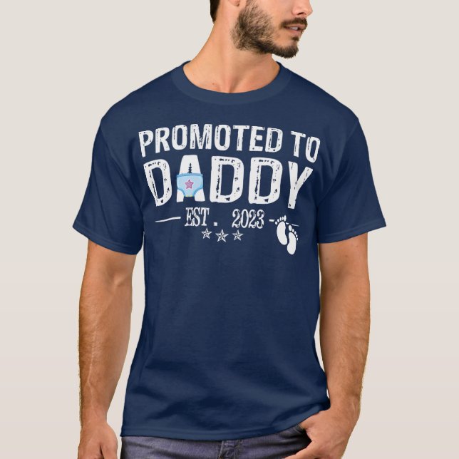 Camiseta Hombres ascendidos a papi 2023 (Anverso)