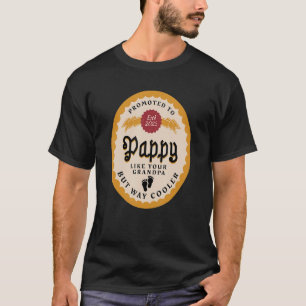 Camiseta Hombres ascendidos a Pappy 2023 por el nuevo abuel