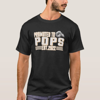 Camiseta Hombres Ascendidos A Pops 2022 Nuevo Padre Por Pri