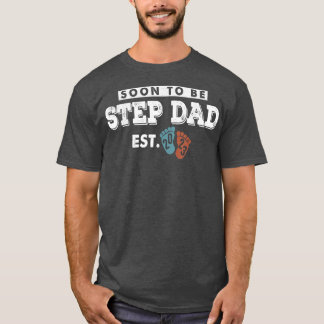 Camiseta Hombres ascendidos a StepDad este 2023 embarazo pr