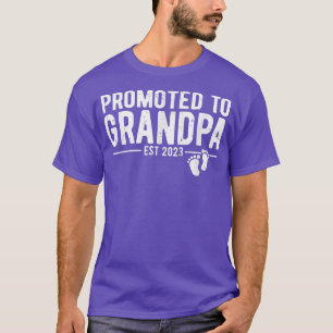 Camiseta Hombres ascendidos al abuelo 2023 pronto para ser