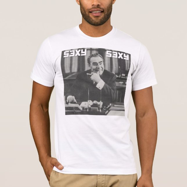Camiseta Hombres atractivos de Brezhnev (Anverso)