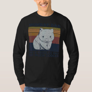 Camiseta Hombres Australia Wombat Por Un Padre Wombat