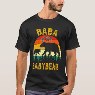 Camiseta Hombres Babá Del Bear Bear Birthday Baba