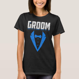 Camiseta Hombres Bachelor Boda Groom Matrimonio