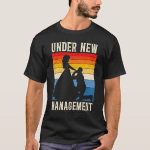 Camiseta Hombres bajo nueva gestión Novio Boda Soltero P
