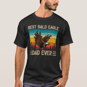 Camiseta Hombres Bald Eagle Bird Vintage Mejor Águila Calva