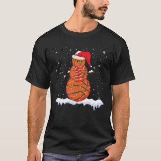 Camiseta Hombres Baloncesto Navidades de Snowman Pajama Spo