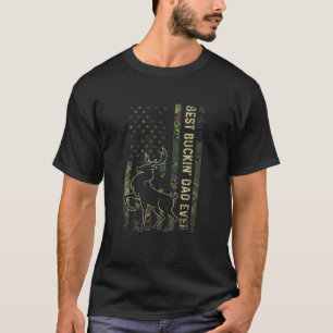 Camiseta Hombres Bandera Americana Caza de ciervos, mejor p