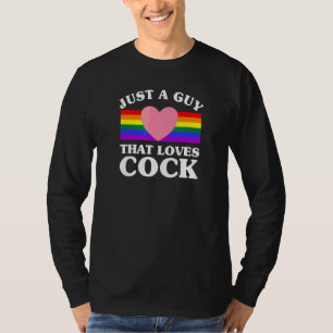 Camiseta Hombres Bandera Del Orgullo Gay Arcoiris Solo Un H