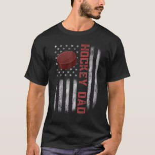 Camiseta Hombres Bandera Estadounidense Bandera Vintage Hoc