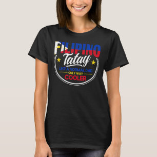 Camiseta Hombres bandera filipina filipina Tatay Dad Pinoy 