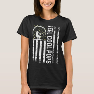 Camiseta Hombres Bandera Patriótica Reel Guay Pops Para Dad