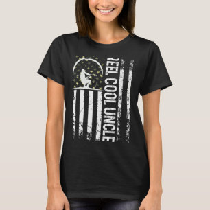 Camiseta Hombres Bandera Patriótica Reel Guay Tío Para Dadd