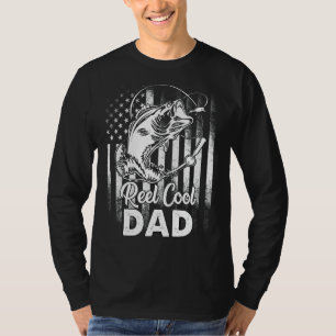 Camiseta Hombres Bandera Vintage Estados Unidos Reel Guay D