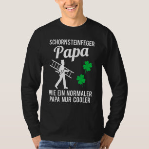 Camiseta Hombres Barrido de Chimenea Papá Padre Chimenea Ba
