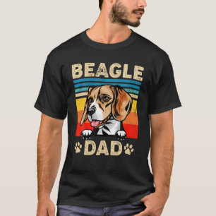 Camiseta Hombres Beagle Dad Dad Padre Viejo Perro Regalos d
