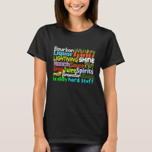 Camiseta Hombres Bebidos Mujeres Liquor Whiskey Fiesta de A
