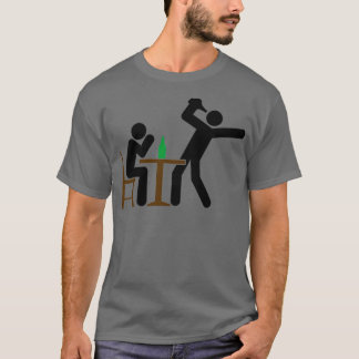 Camiseta Hombres bebiendo