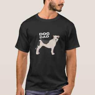 Camiseta Hombres Black & White American Pit Bull Terrier Do