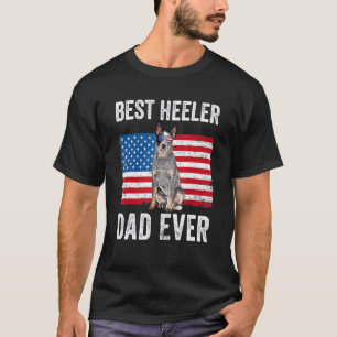 Camiseta Hombres Blue Heeler Dad Australian Cattle Dog Amer