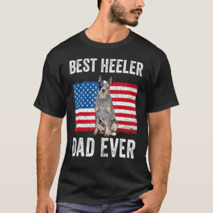 Camiseta Hombres Blue Heeler Dad Australian Cattle Dog Amer